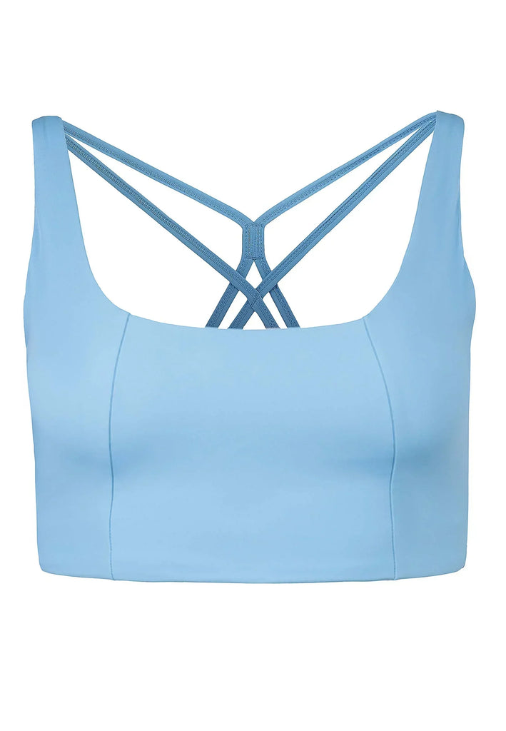 Force Bra Damen hellblau Korsett Optik Vorderansicht