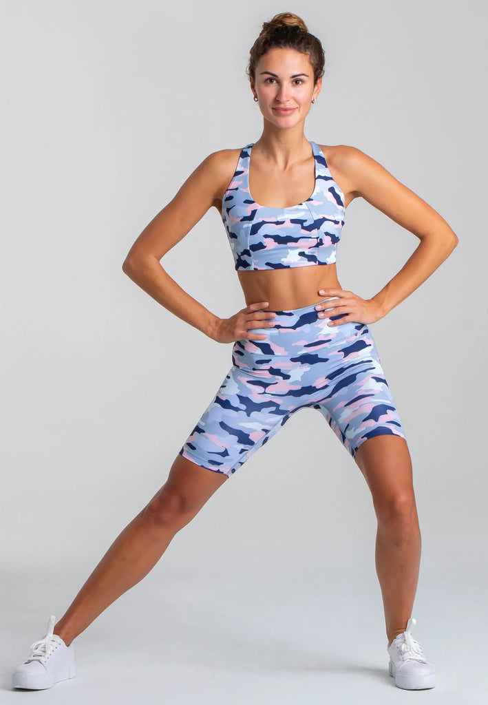 Force BH & Star Bike Shorts Set - Camo - AchievePrime 