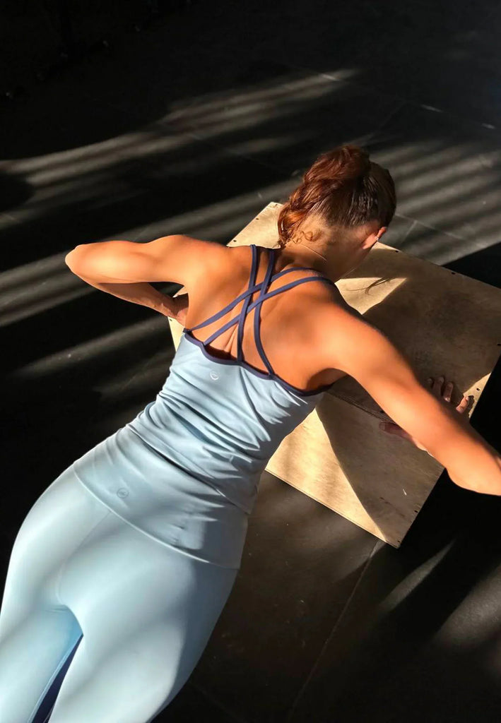 Spirit Tank Top  – Dusty Baby Blue AchievePrime 6