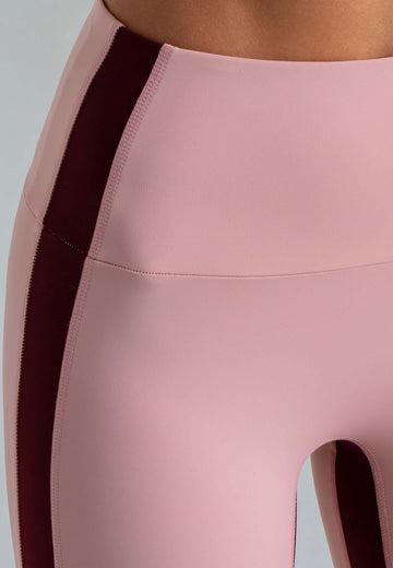 Blickdichte High Waist Leggings Shaping Effekt Detail