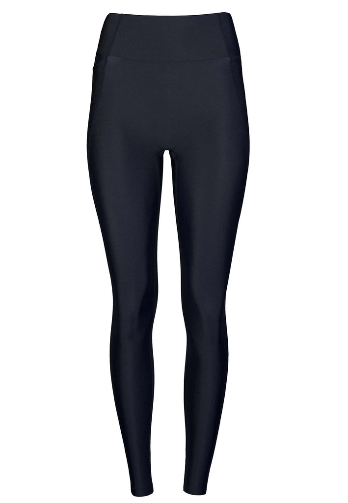 Stretch Leggings mit hohem Bund - Liquid Black - AchievePrime 