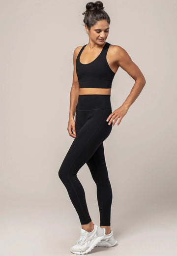 Luna Sport-BH Starker Halt - Schwarz - AchievePrime 