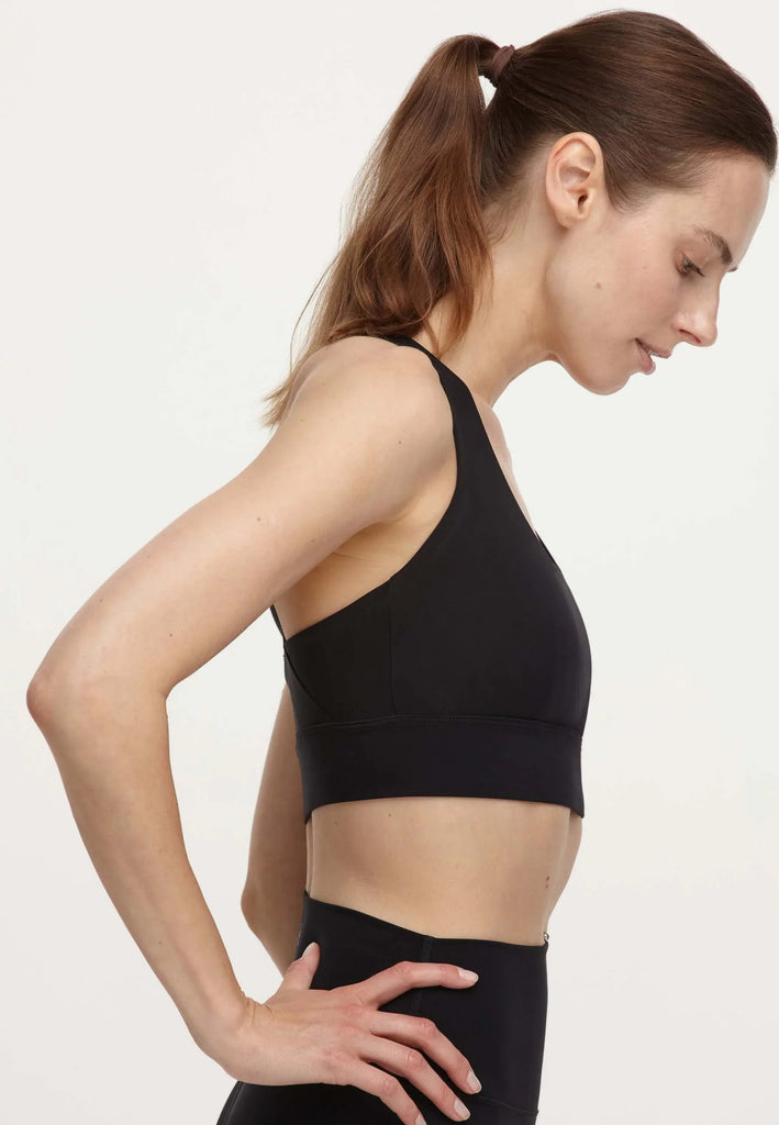 Luna Sport-BH Starker Halt - Schwarz - AchievePrime 
