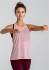 Velocity Sheer Tank Top rosa Damen Vorderansicht