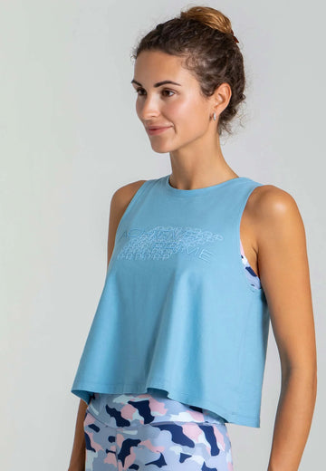 Ärmelloses Sport Top Damen weite Armlöcher