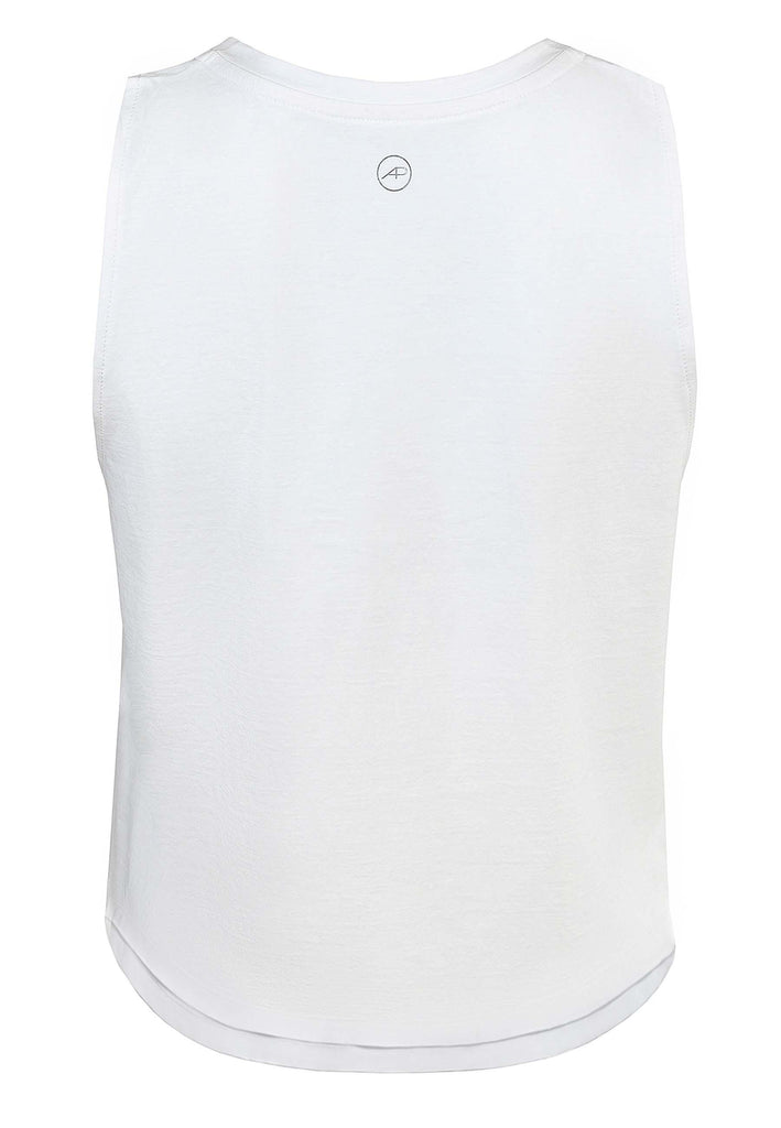 Time Crop Top - White - AchievePrime 7