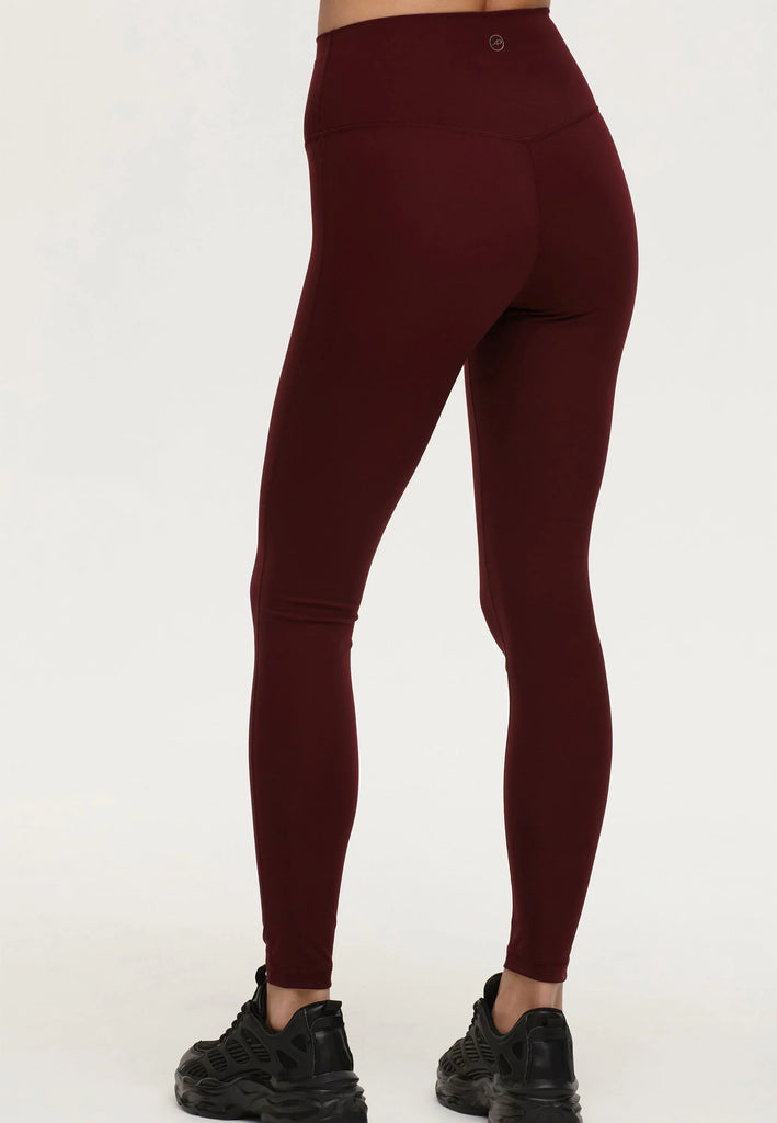 Motion Leggings mit hohem Bund - Henna Red - AchievePrime 