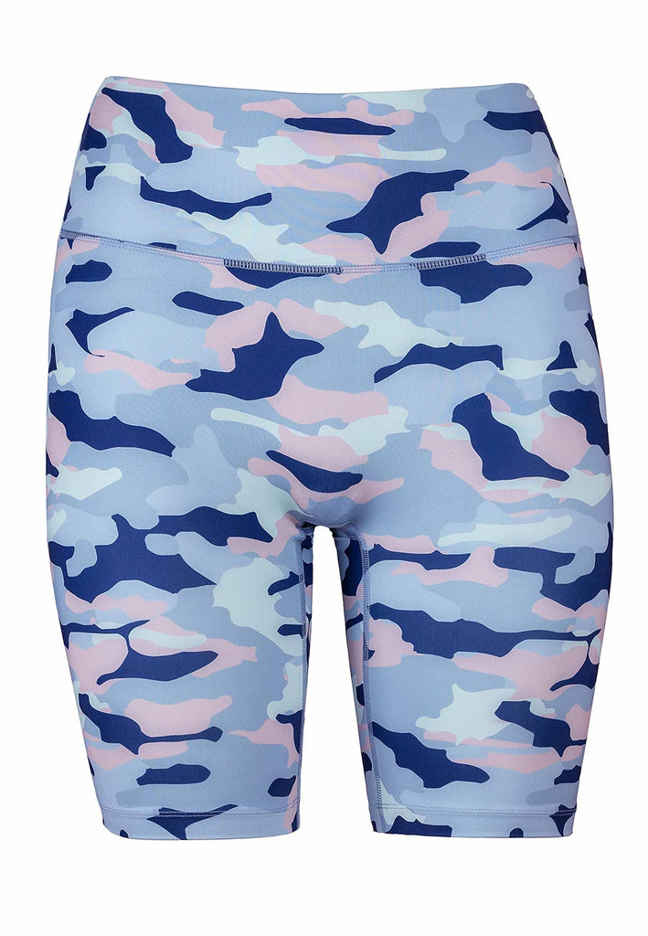 Star Bike Shorts mit hohem Bund - Camo - AchievePrime 