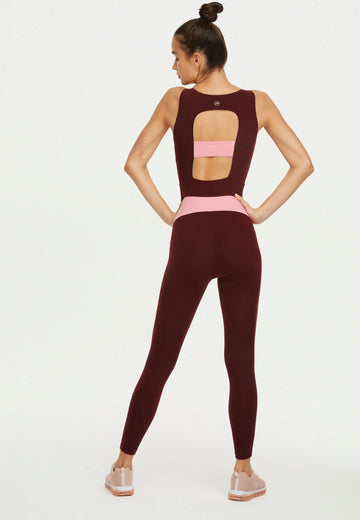 Vision Jumpsuit - Henna Red - AchievePrime 