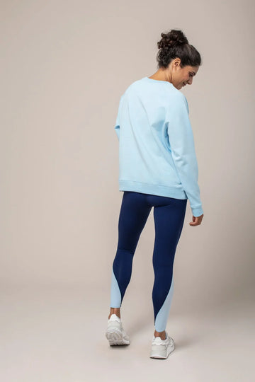 Galaxy 7/8 Leggings mit hohem Bund - True Blue - AchievePrime 